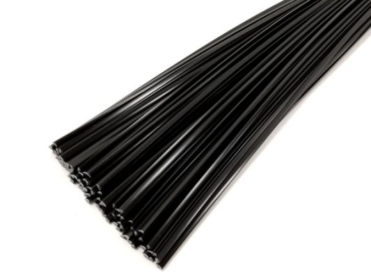 Plastique baguettes de soudure ABS 6mm Triangulaire Noir 1kg barres top | az-reptec